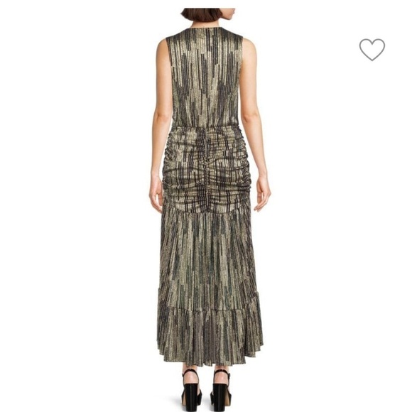 MISA Ava Plunging Twist Maxi Dress - Picture 4 of 9